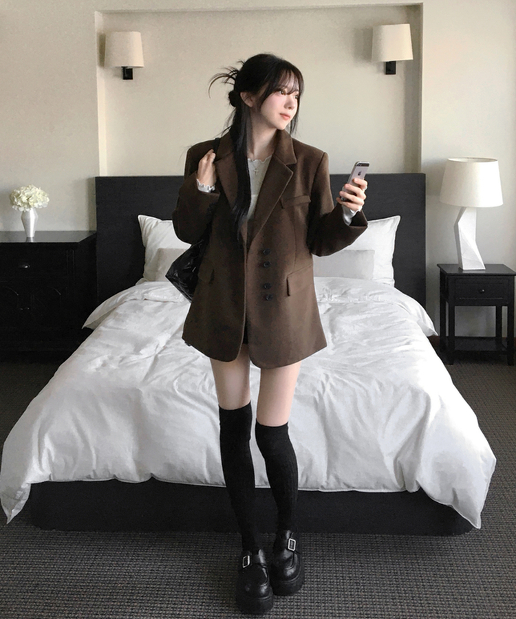 チェーンキルティングミニバックパック BLACK