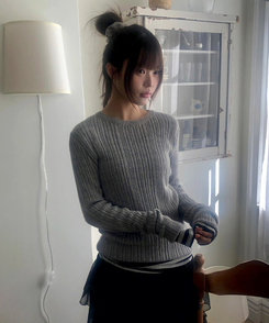 モヘアリブニット(7color) GREY