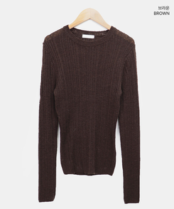 モヘアリブニット(7color)