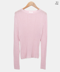 モヘアリブニット(7color)