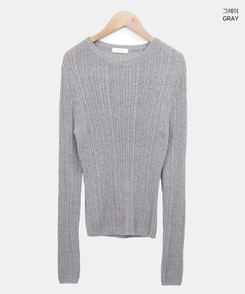 モヘアリブニット(7color)