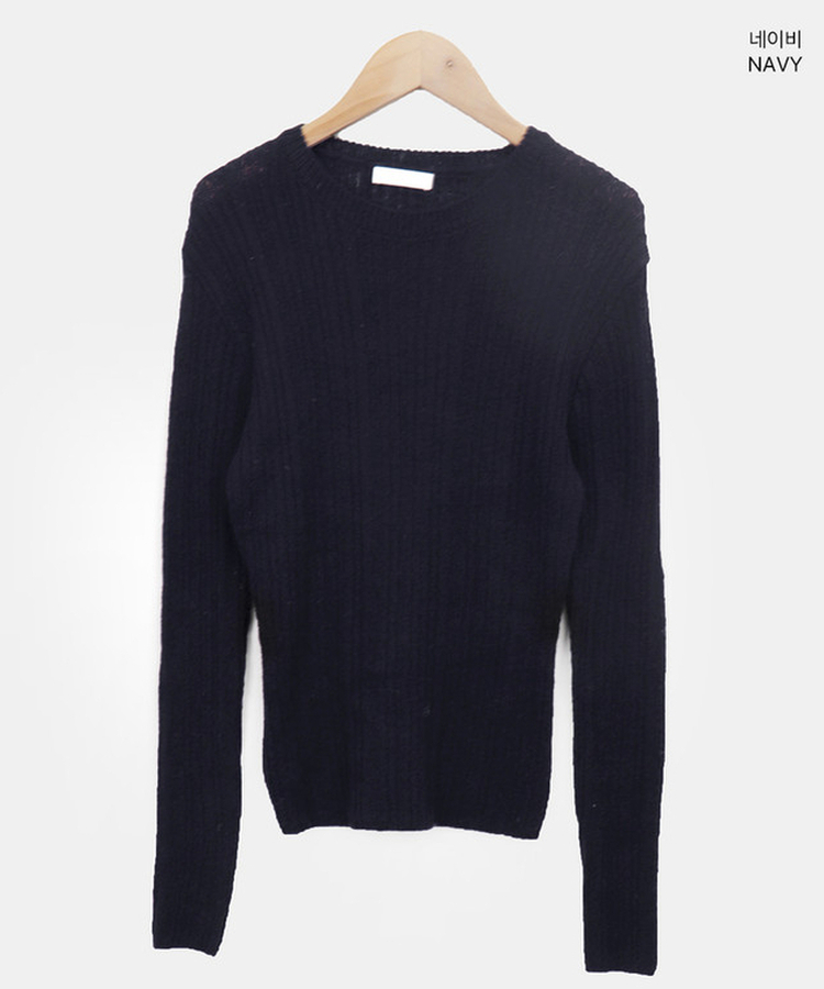 モヘアリブニット(7color)