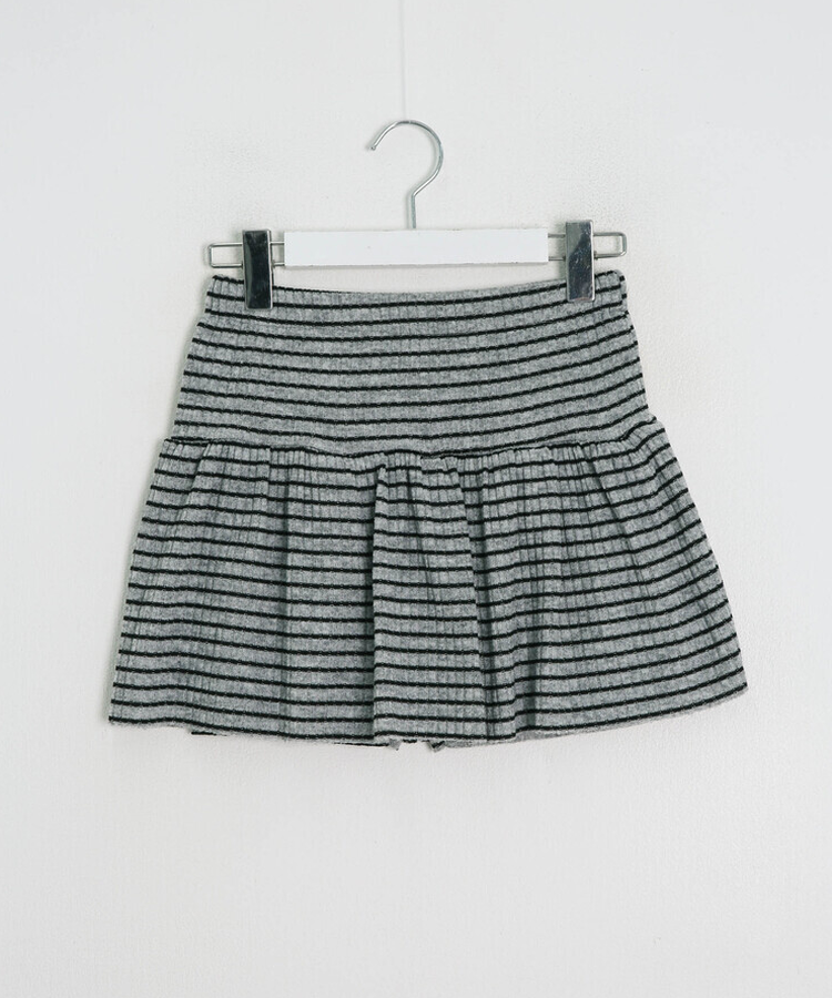 ストライプフレアミニスカート