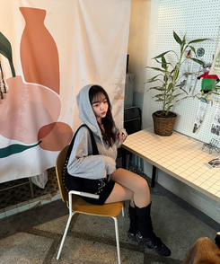 リボンロングレッグウォーマー BLACK