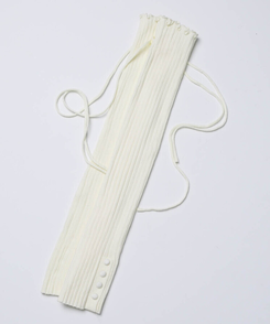 リボンロングレッグウォーマー