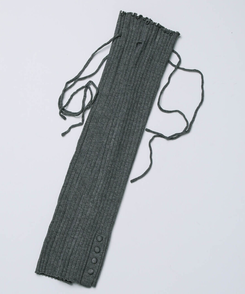 リボンロングレッグウォーマー