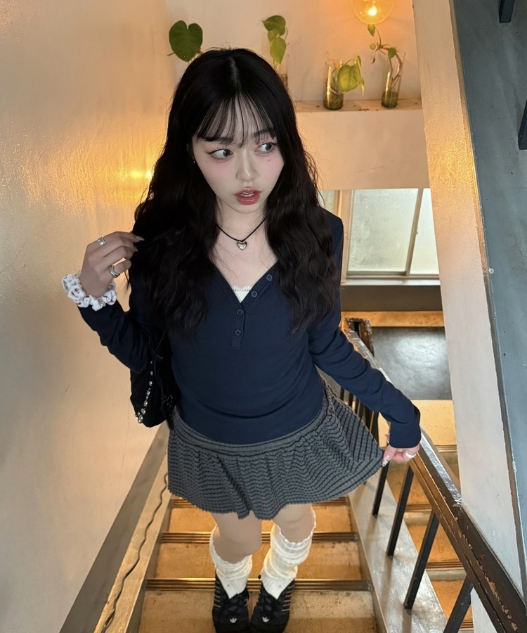 リボンロングレッグウォーマー IVORY