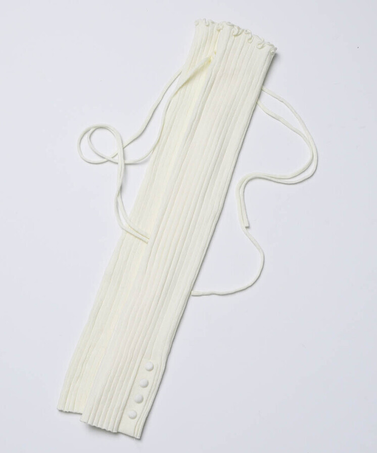 リボンロングレッグウォーマー