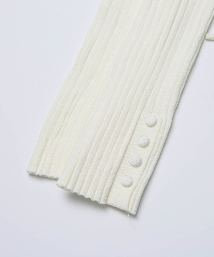 リボンロングレッグウォーマー