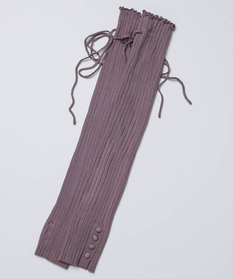 リボンロングレッグウォーマー