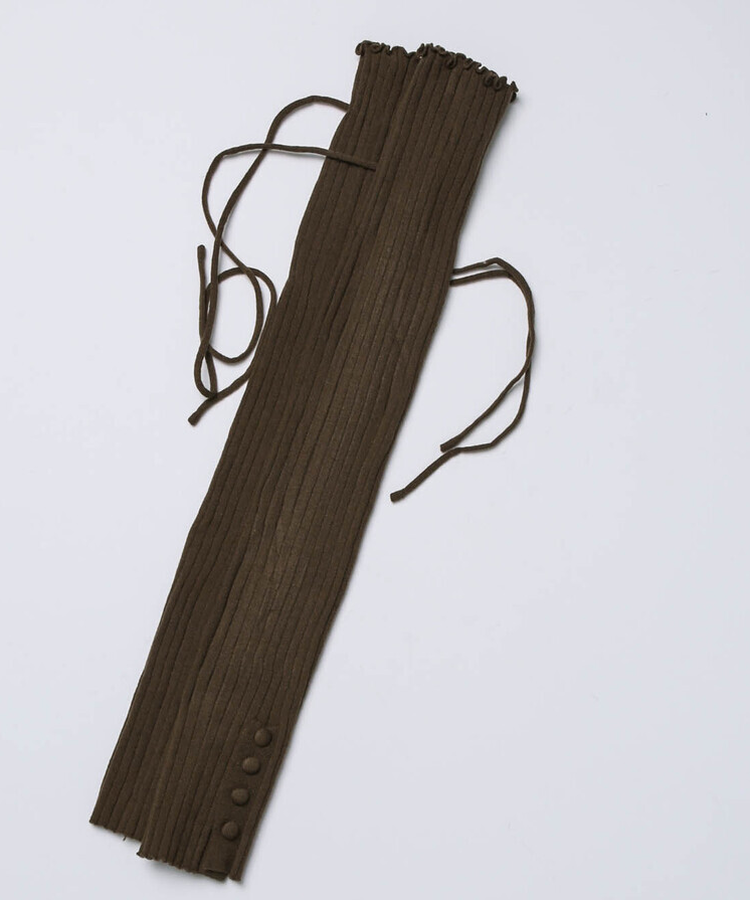 リボンロングレッグウォーマー