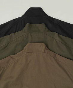 ハイネックボタンストリングジャケット