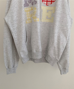 ハートチェックフードパーカー