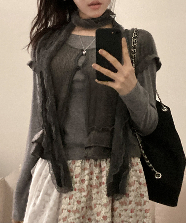 심플 데일리 통통 하트 유광 목걸이 실버