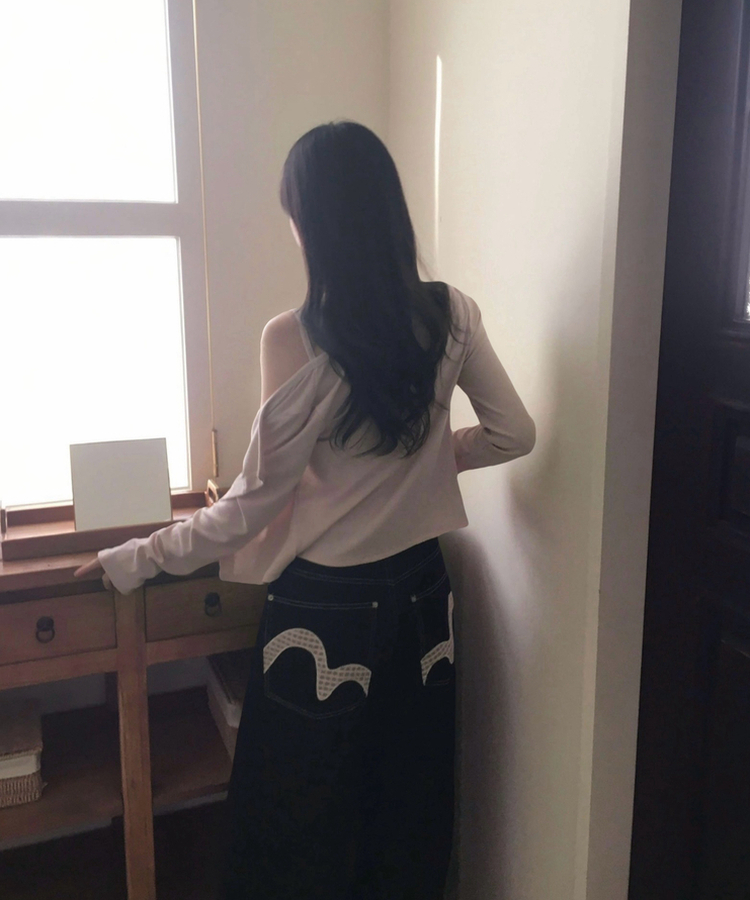 미코 프릴 레이스 나시가디건 셋업 핑크