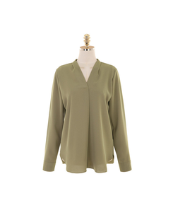 Ⅴネック9色ブラウス