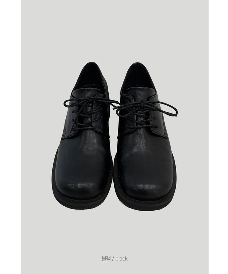 ラウンドローファーシューズ