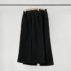 【丈別】ヒップバックポケットバンディングパンツ