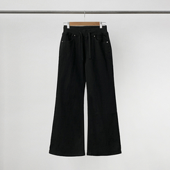 【丈別】ヒップバックポケットバンディングパンツ