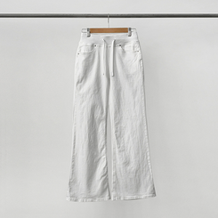 【丈別】ヒップバックポケットバンディングパンツ