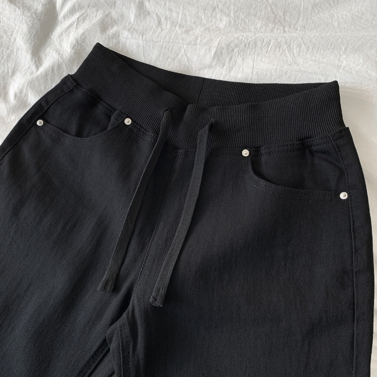 【丈別】ヒップバックポケットバンディングパンツ