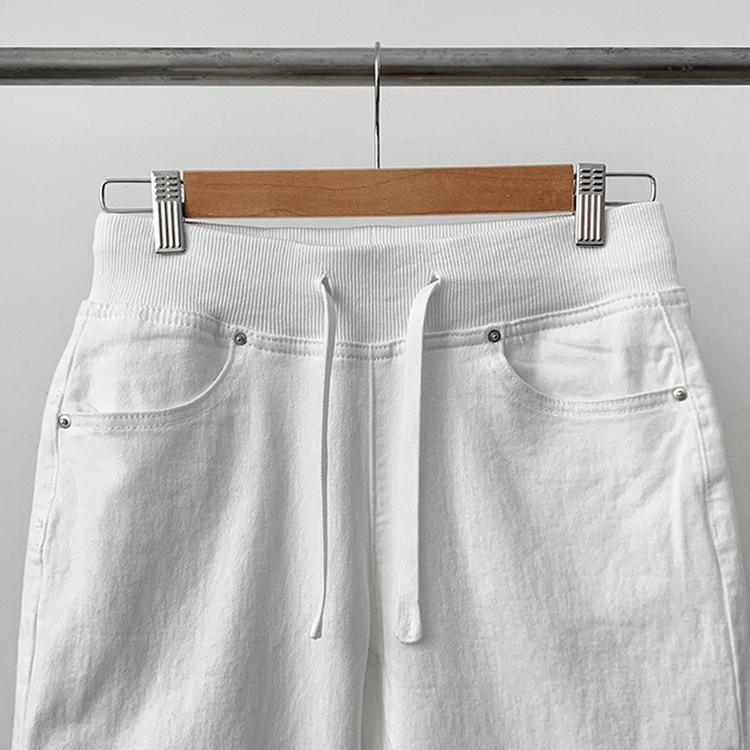 【丈別】ヒップバックポケットバンディングパンツ