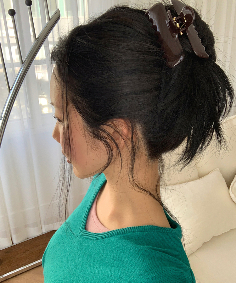 ローヘアクリップ BROWN