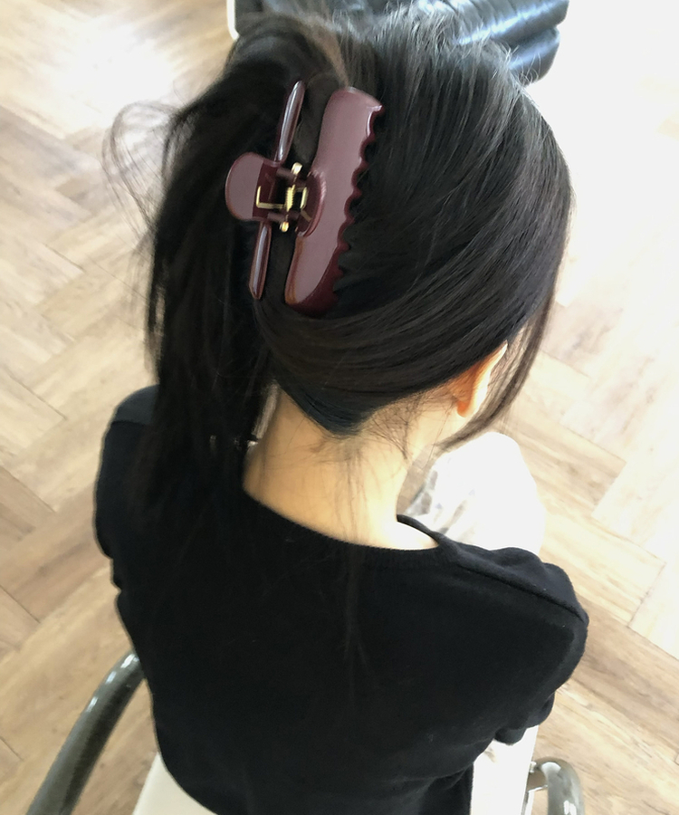 ローヘアクリップ RED