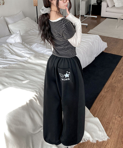 ウィッシュユニークスタートレーニングパンツ BLACK