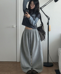 ウィッシュユニークスタートレーニングパンツ GREY