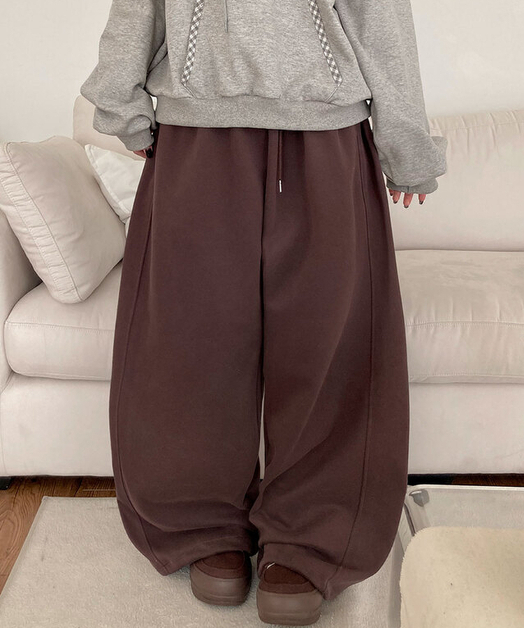 ウィッシュユニークスタートレーニングパンツ BROWN