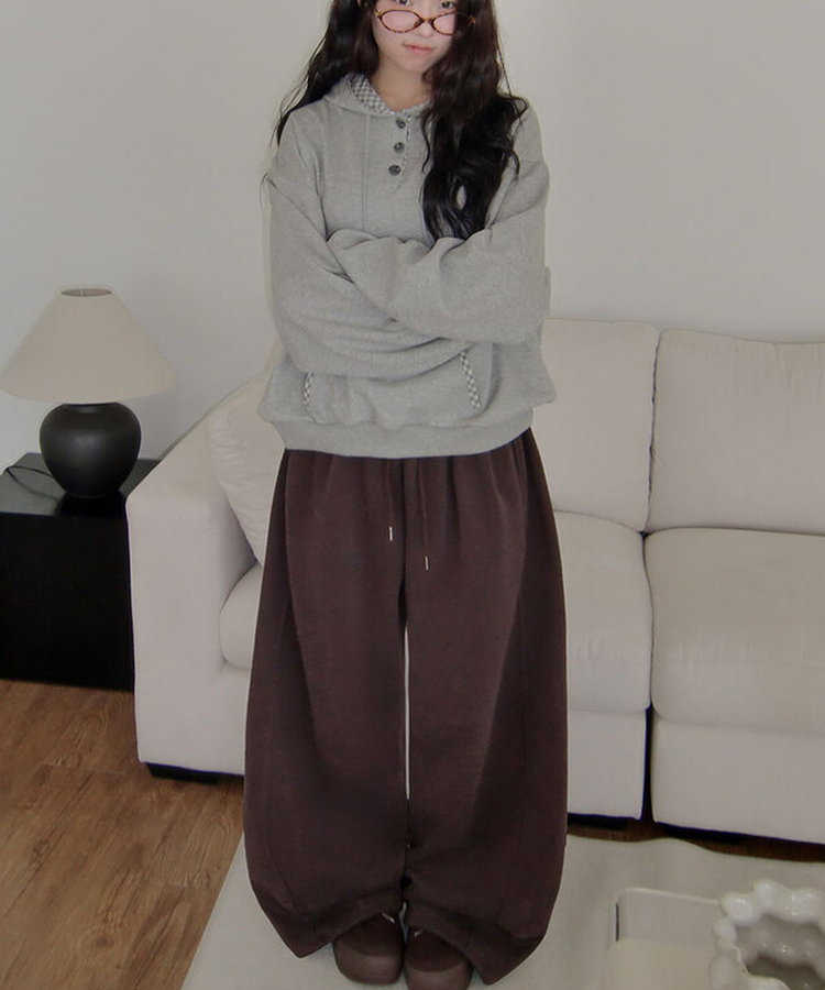 ウィッシュユニークスタートレーニングパンツ BROWN