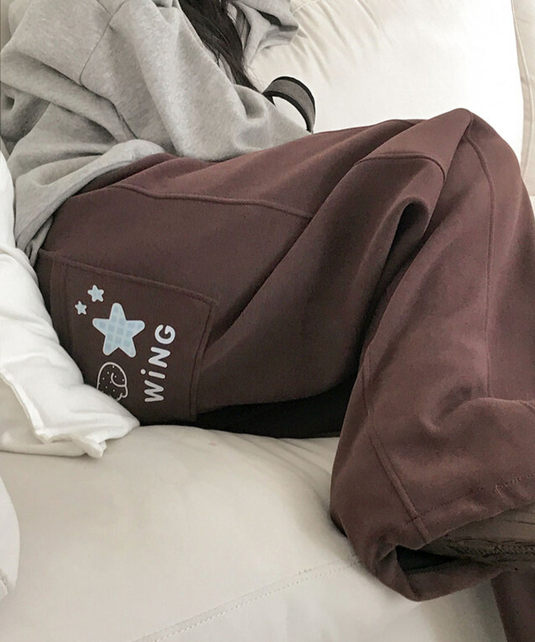 ウィッシュユニークスタートレーニングパンツ BROWN