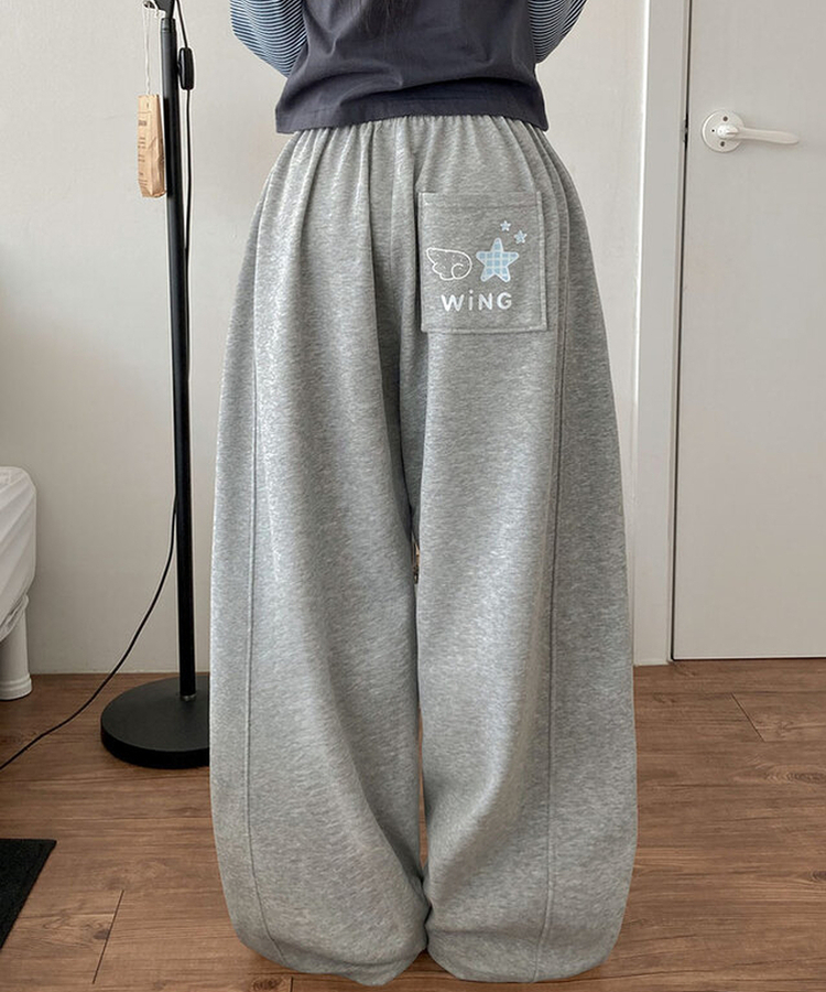 ウィッシュユニークスタートレーニングパンツ GREY