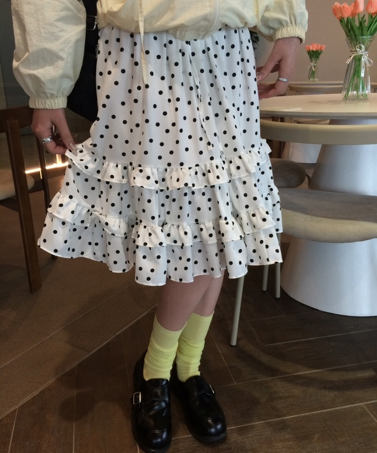 시스루 하이삭스 레몬