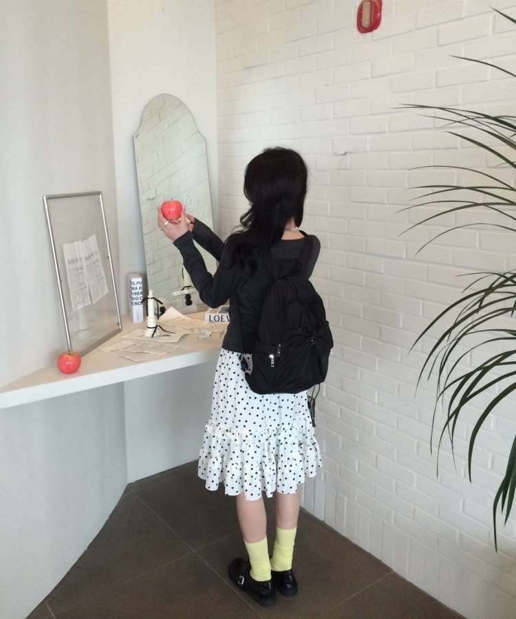 시스루 하이삭스 레몬