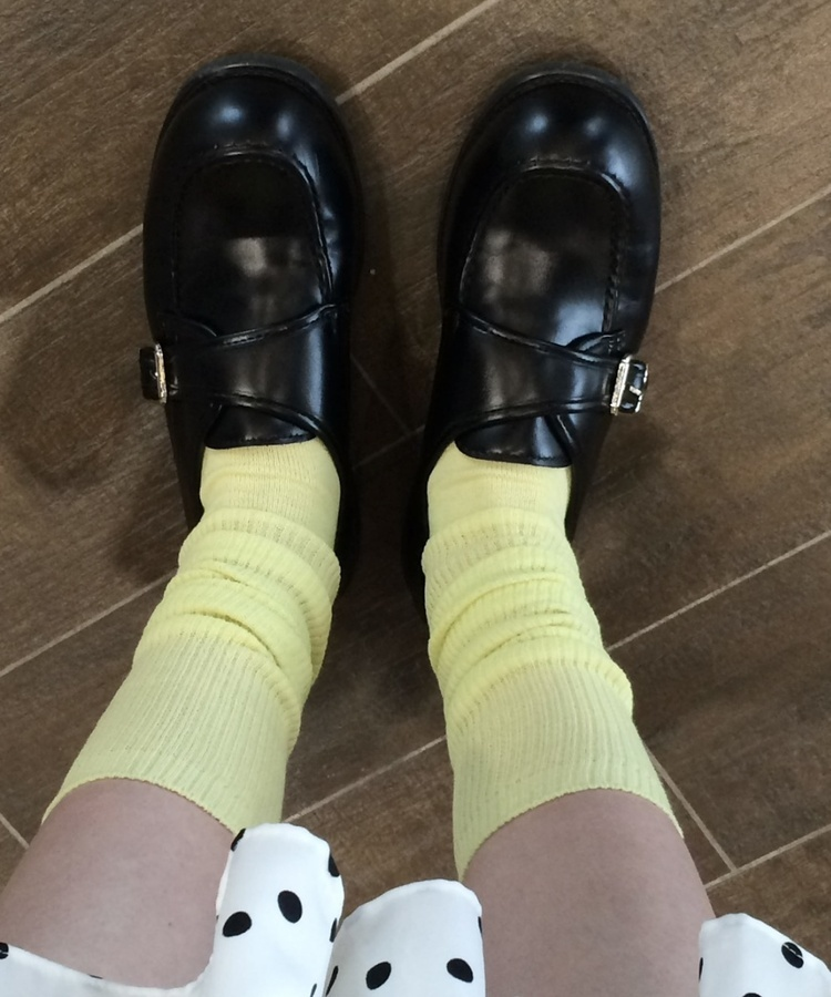 시스루 하이삭스 레몬