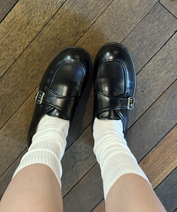 시스루 하이삭스 아이보리