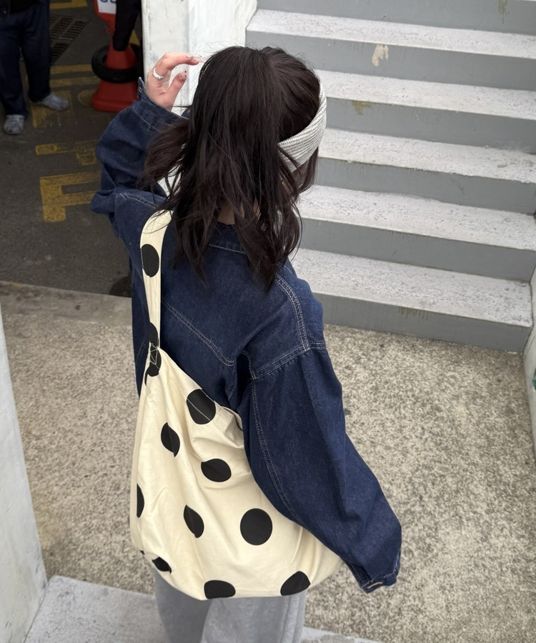 왕도트 크로스백 베이지