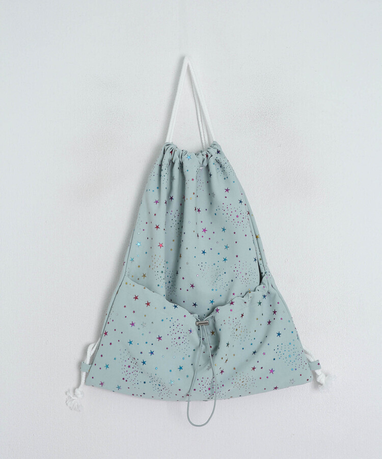 별 패턴 스트링 백팩