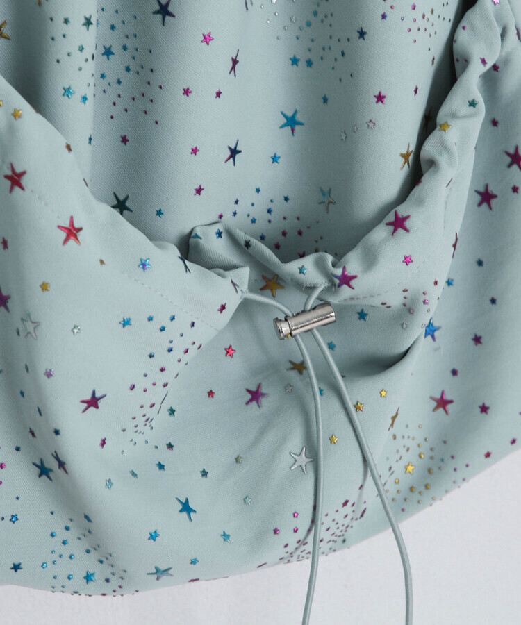 별 패턴 스트링 백팩