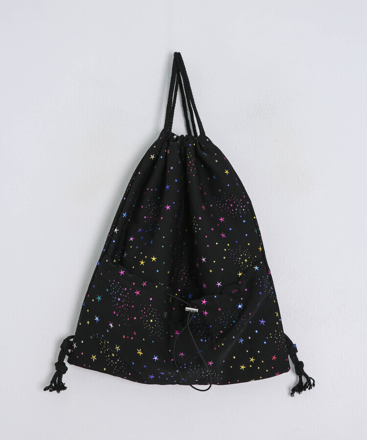 별 패턴 스트링 백팩