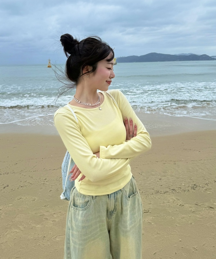 별 패턴 스트링 백팩 스카이블루