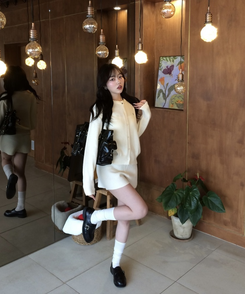 クラシックバックルローファー BLACK