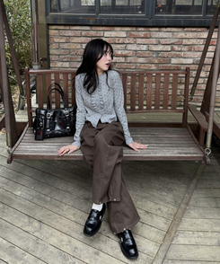 クラシックバックルローファー BLACK