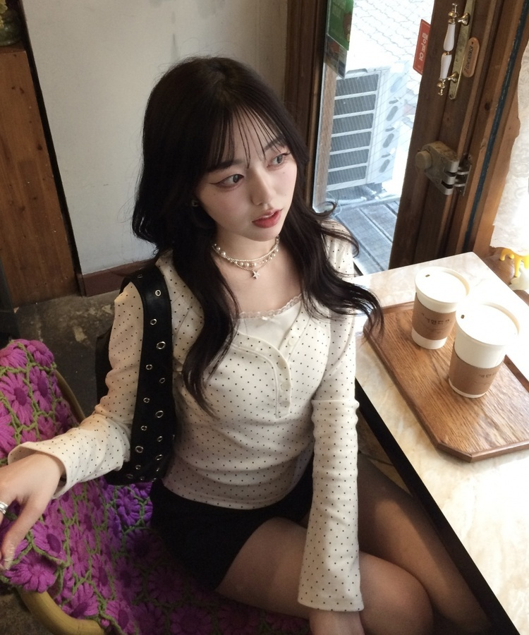 아일렛 레더 숄더백 블랙