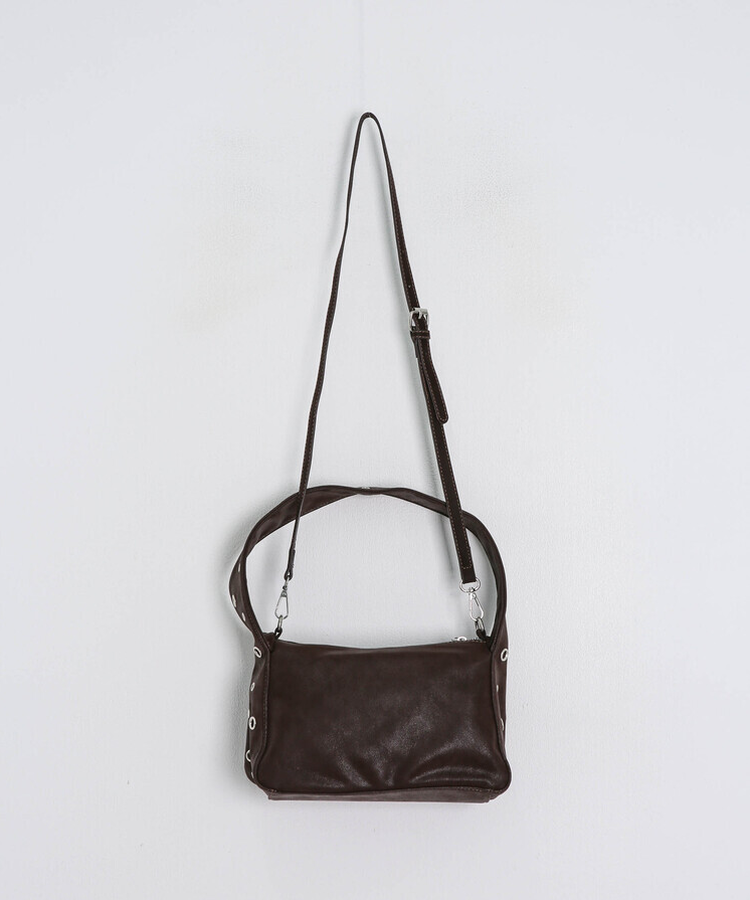 아일렛 레더 숄더백