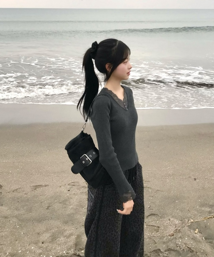 ベーシックショルダーバッグ BLACK