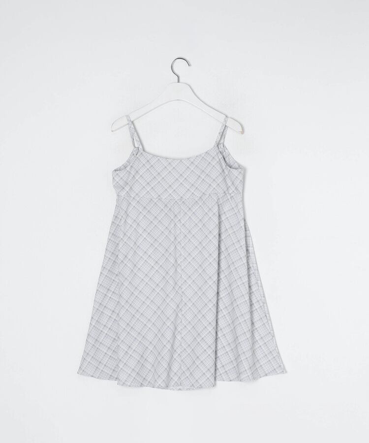 トラッフルチェックキャミワンピ