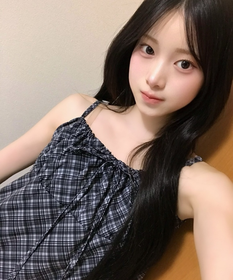 トラッフルチェックキャミワンピ BLACK